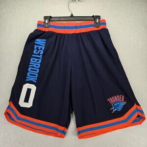 Oklahoma Thunder Russell Westbrook Shorts Mens Large #0 OKC NBA Basketball